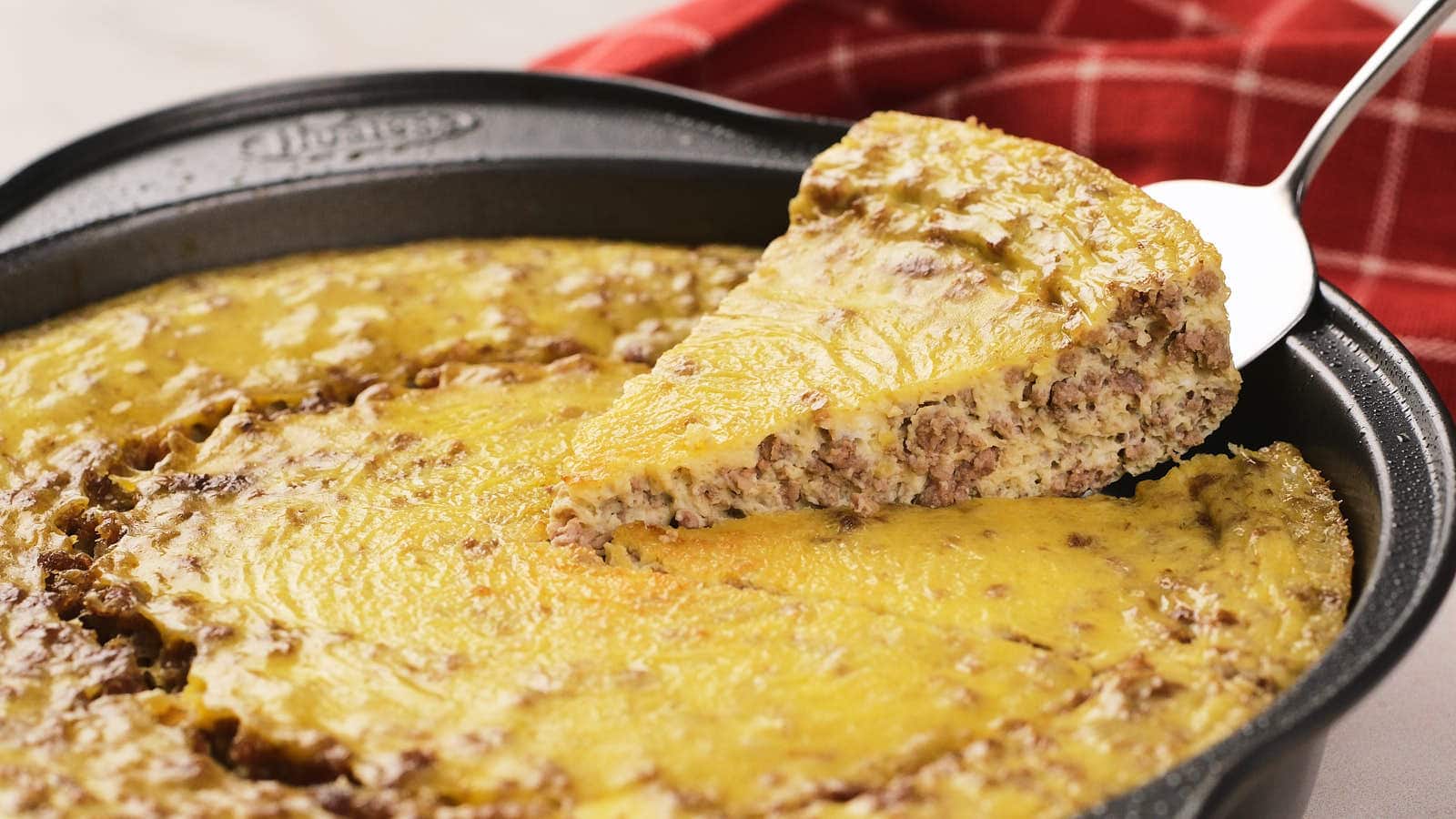 Egg Casserole with Ground Beef