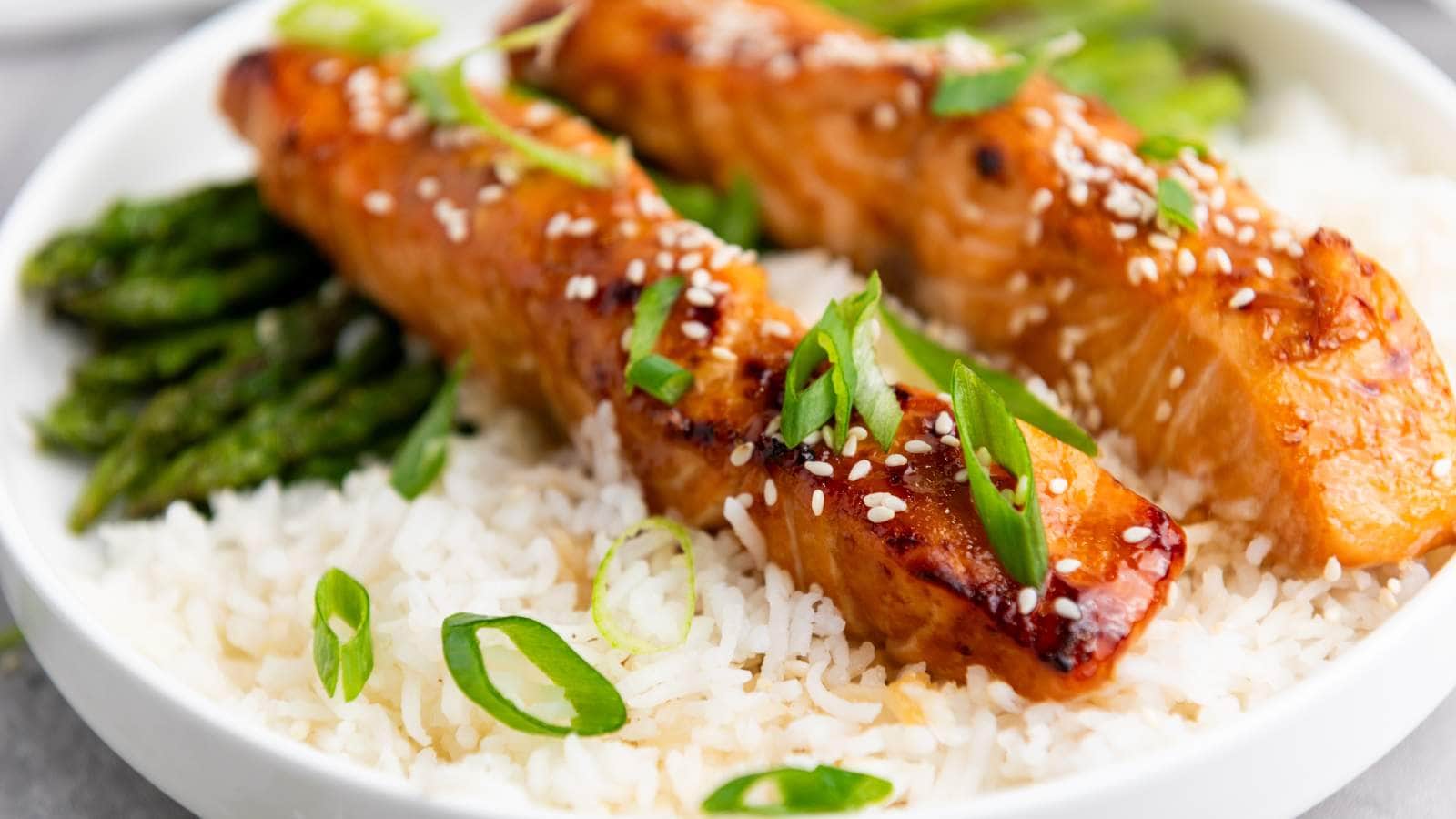 Air Fryer Teriyaki Salmon