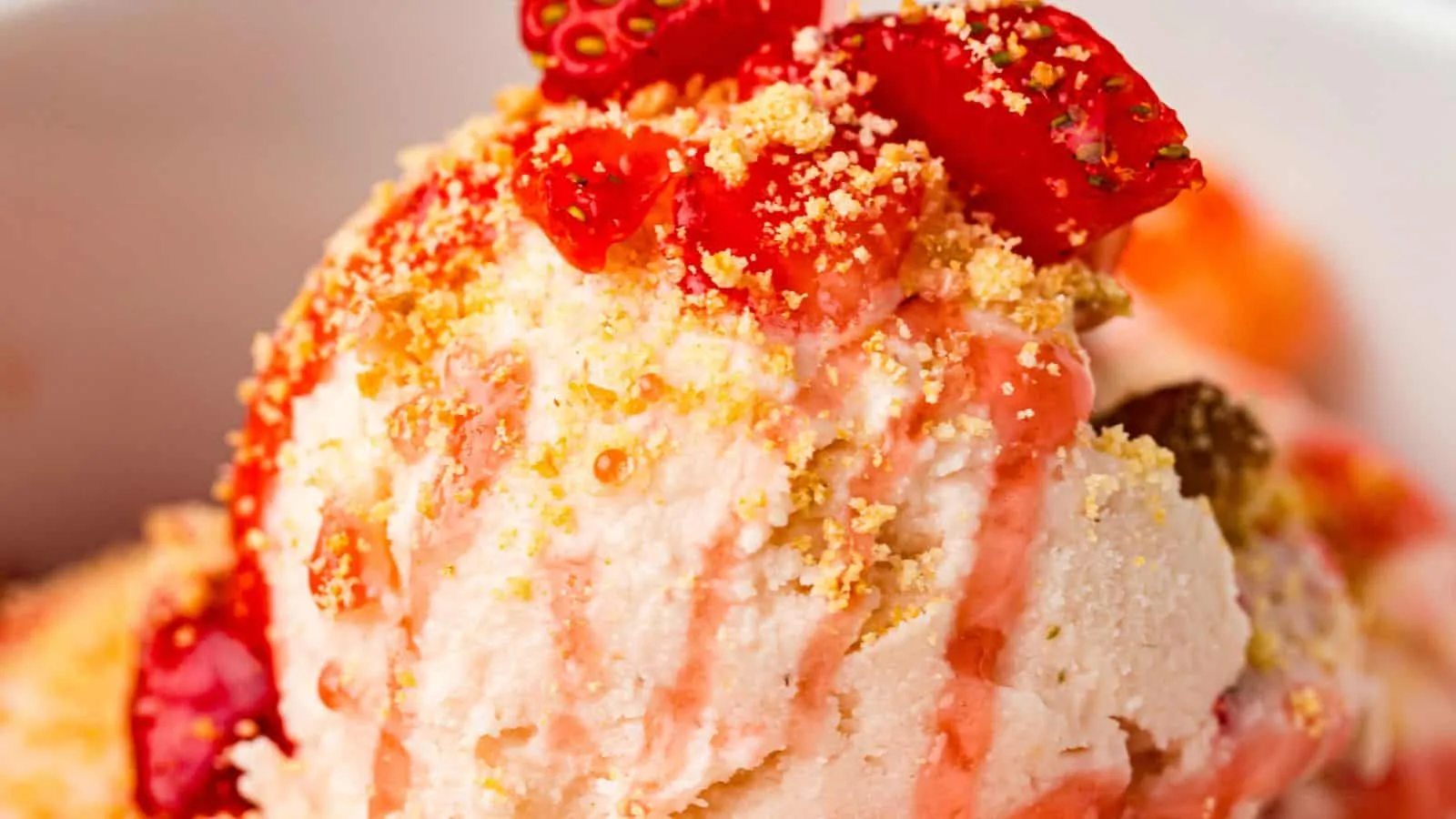 Ninja Creami Strawberry Cheesecake Ice Cream