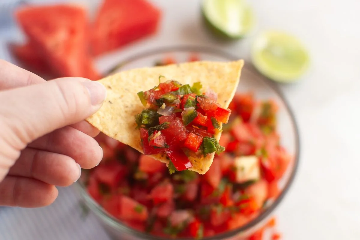 Easy Watermelon Salsa