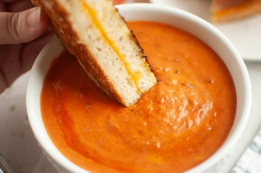 Tomato Soup w/ Grilled Cheese