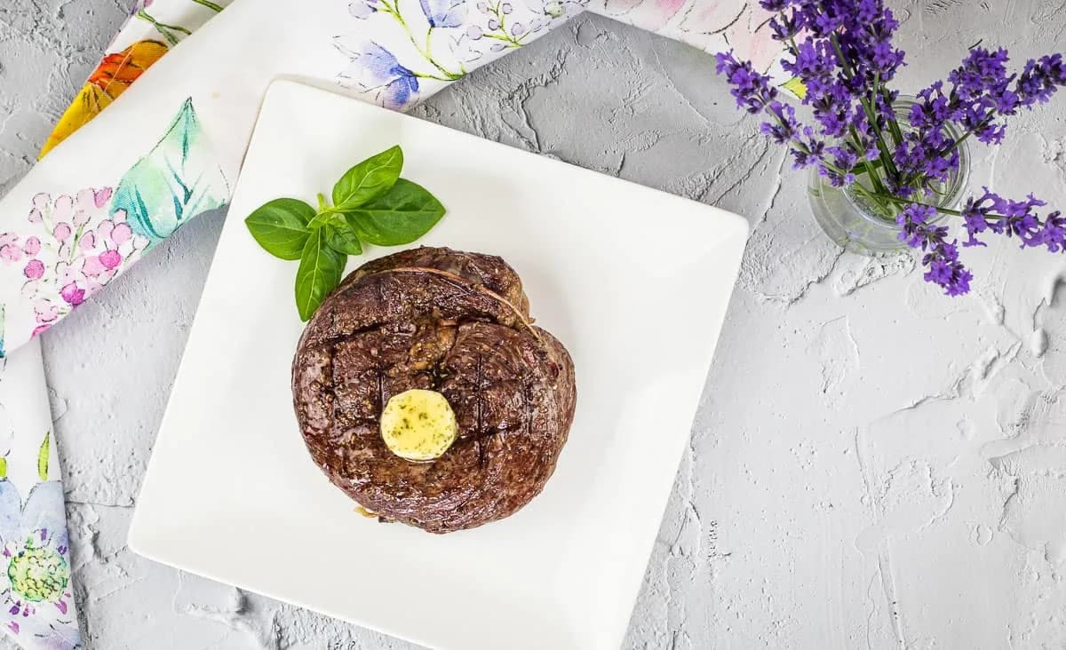 Grilled Ribeye Cap Steak