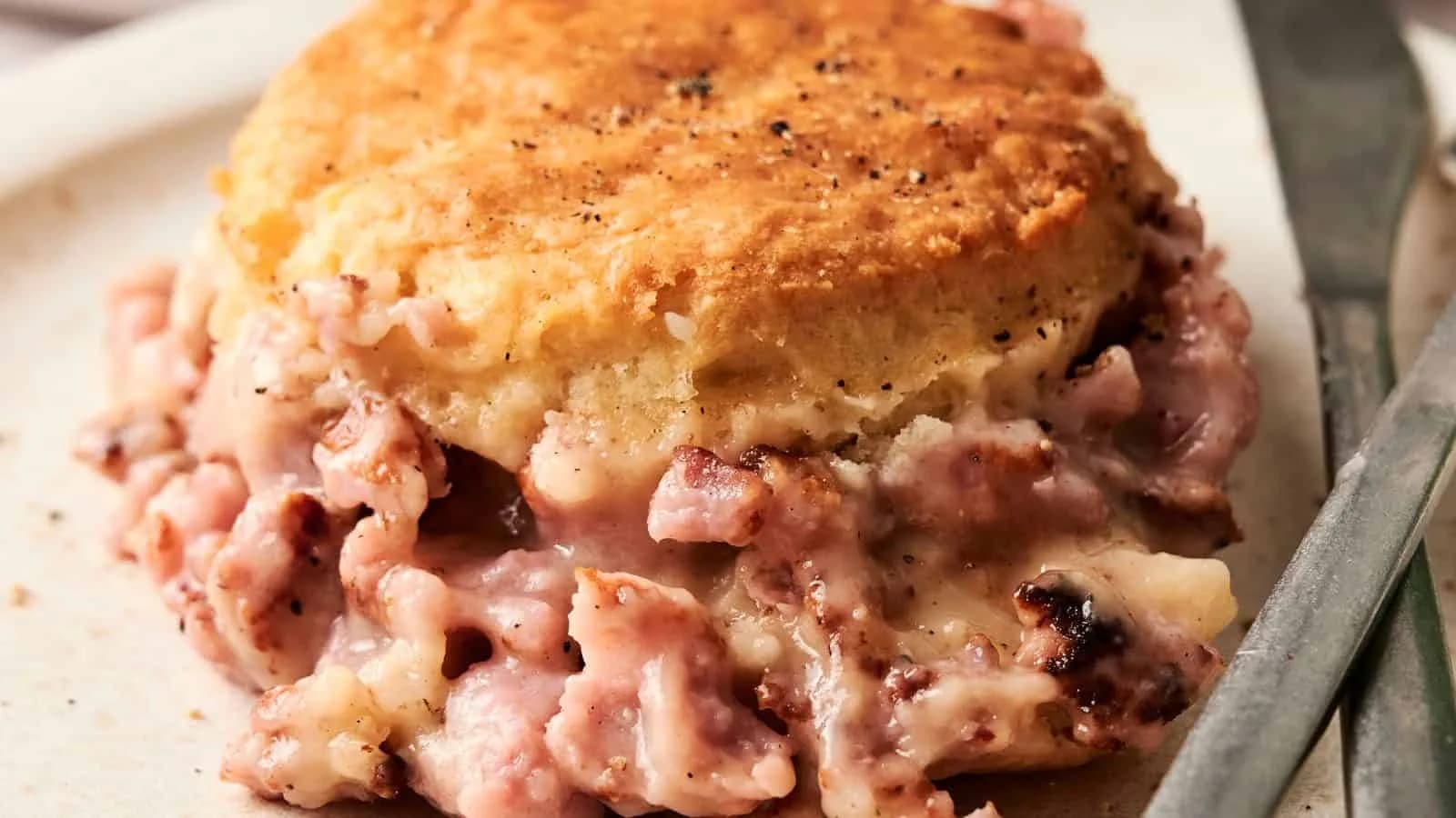 Biscuits and Gravy Casserole