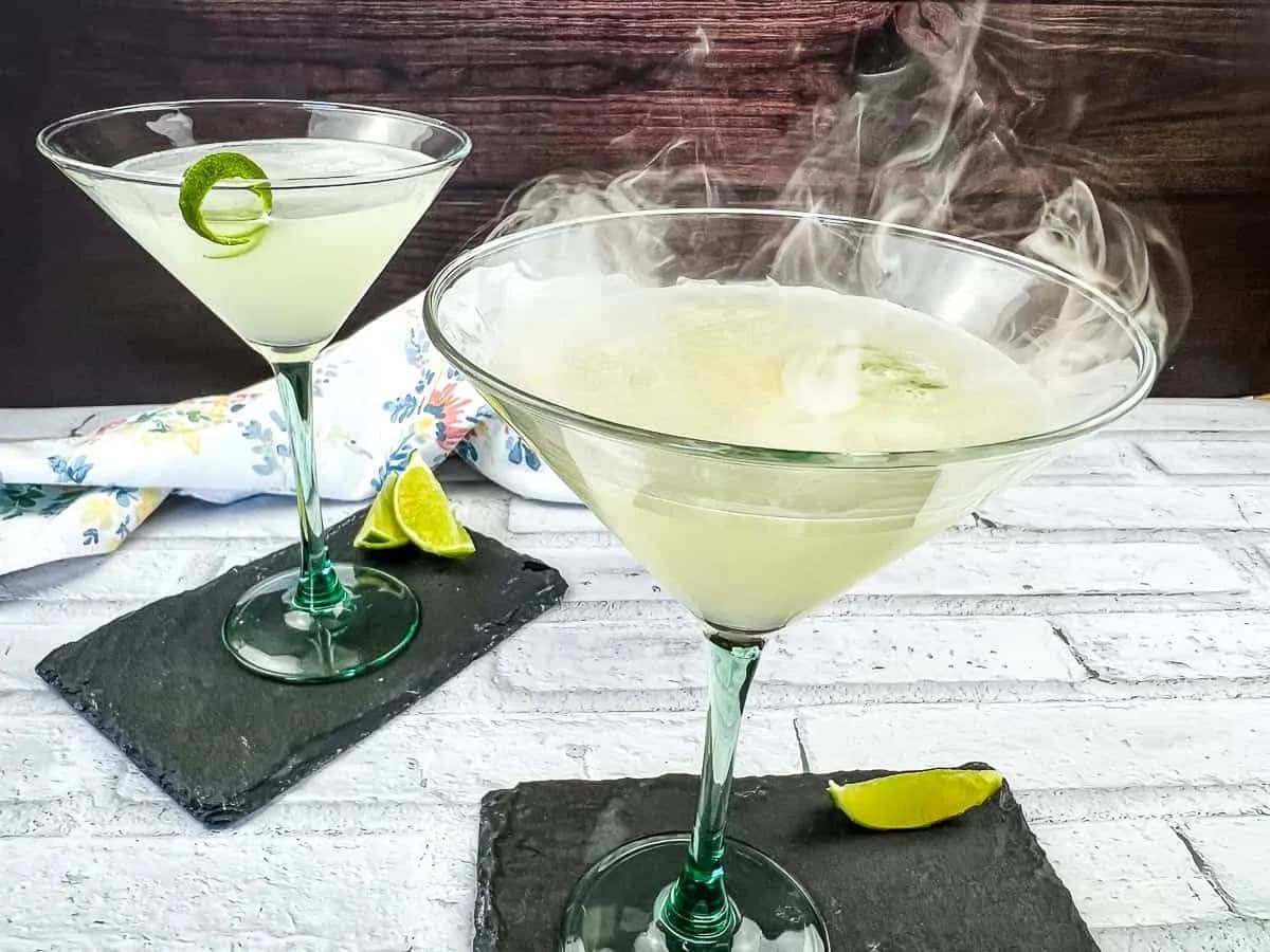 Smoked Gimlet Cocktail