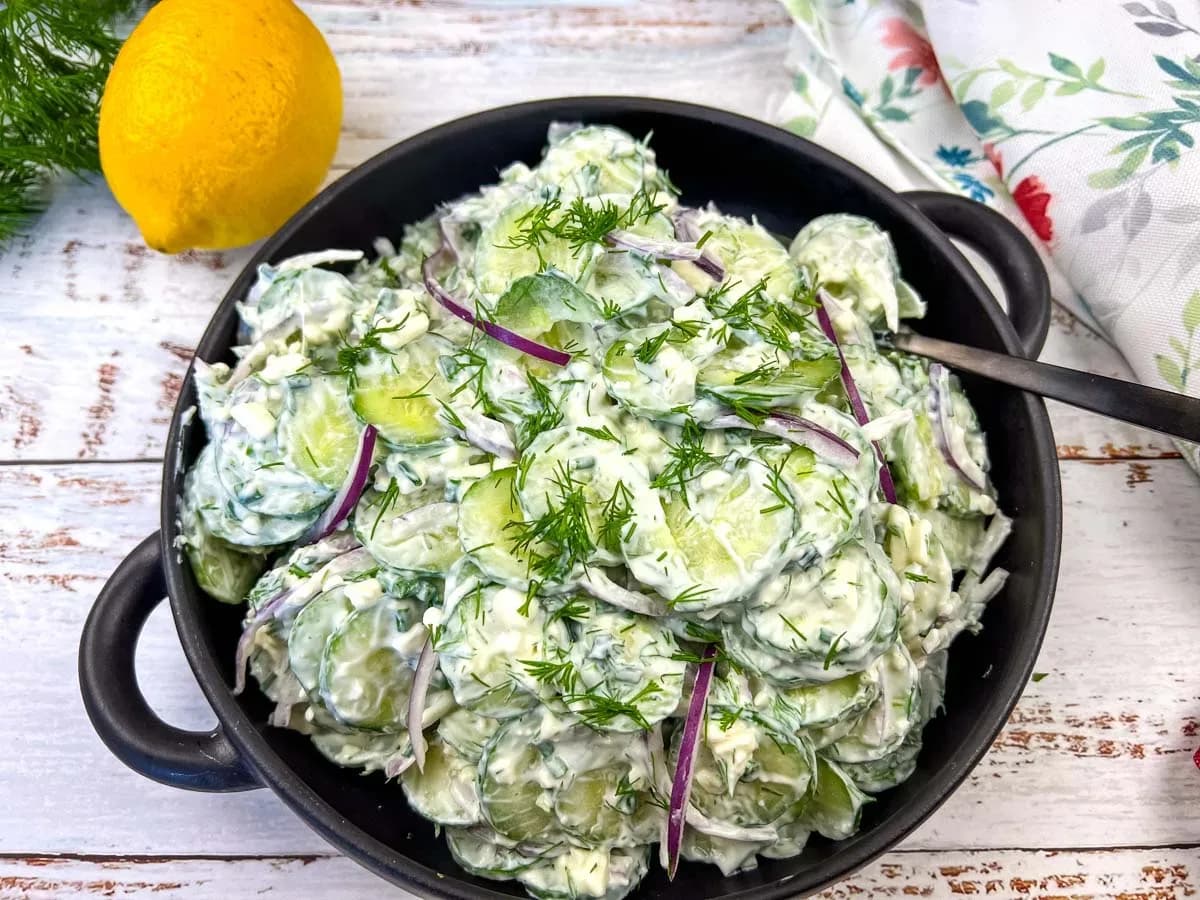 Cucumber Salad with Feta