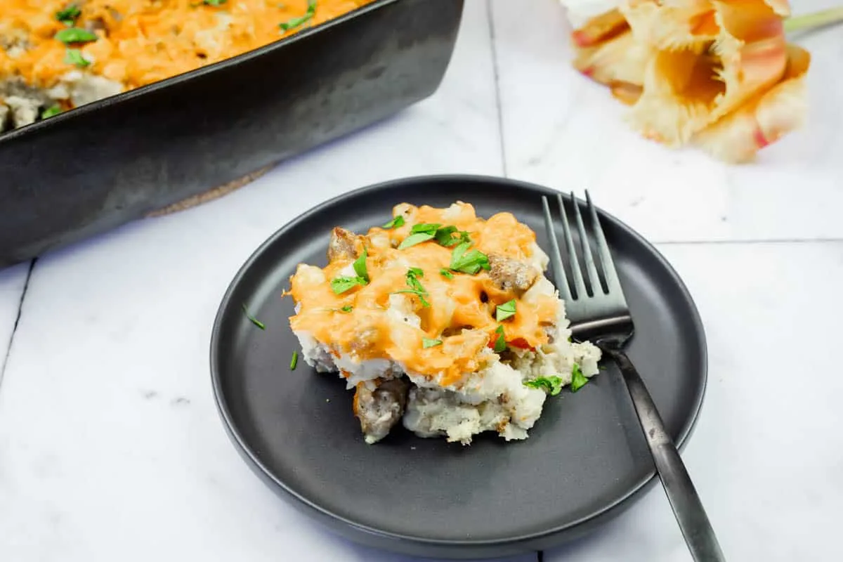 Sausage-Hash Brown Breakfast Casserole