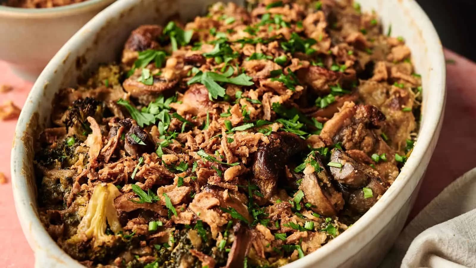 Air Fryer Broccoli Casserole