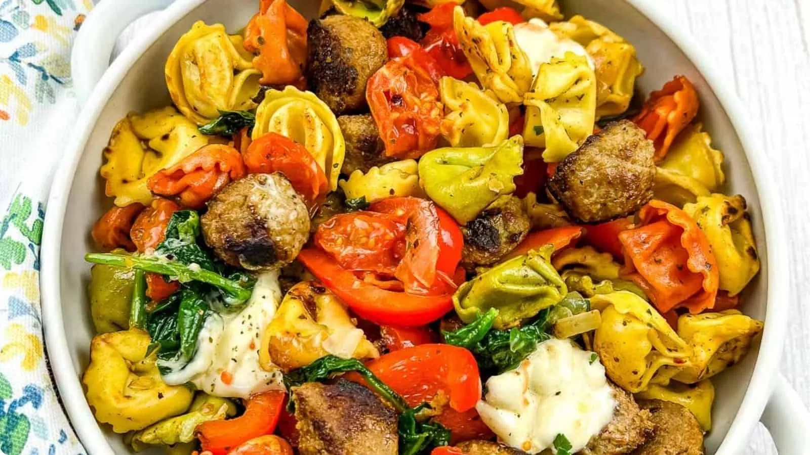 Blackstone Tortellini with Meatballs