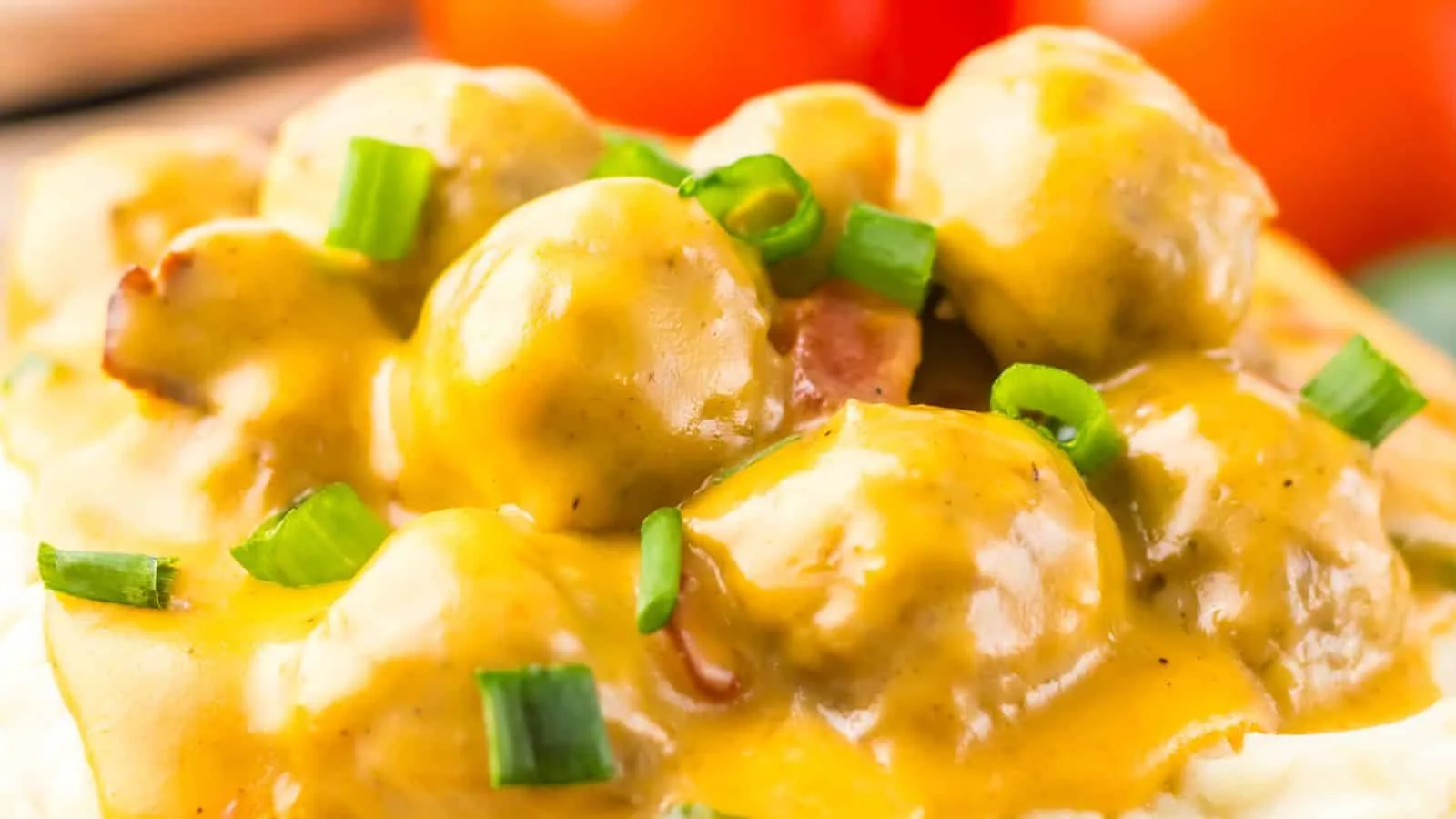Slow Cooker Nacho Meatballs