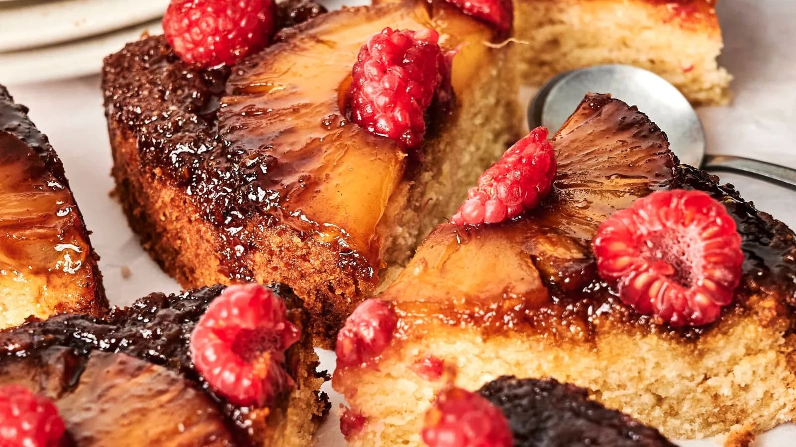 Air Fryer Pineapple Upside Down Cake
