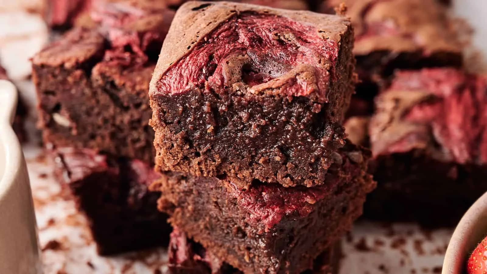 Strawberry Brownies