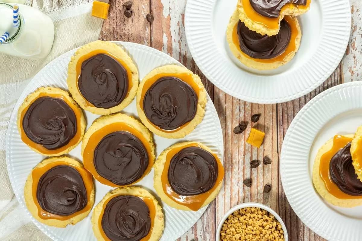 Copycat Crumbl Twix Cookies
