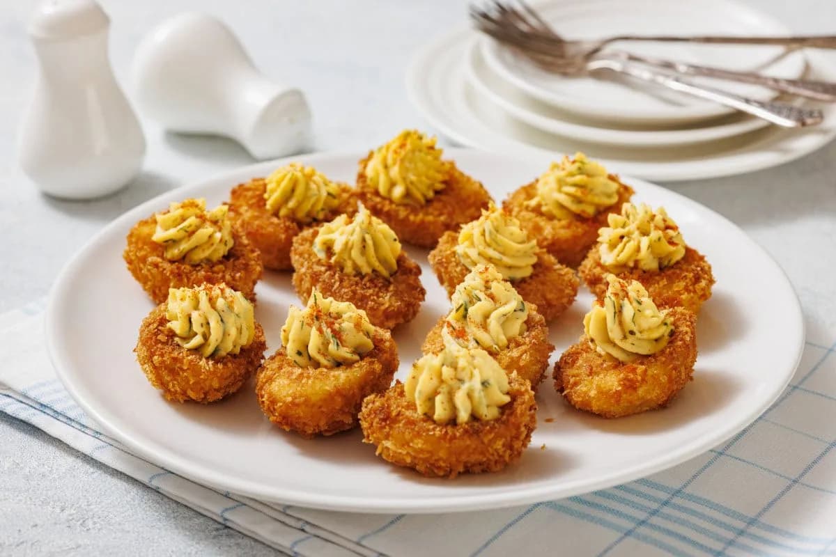 Fried Deviled Eggs