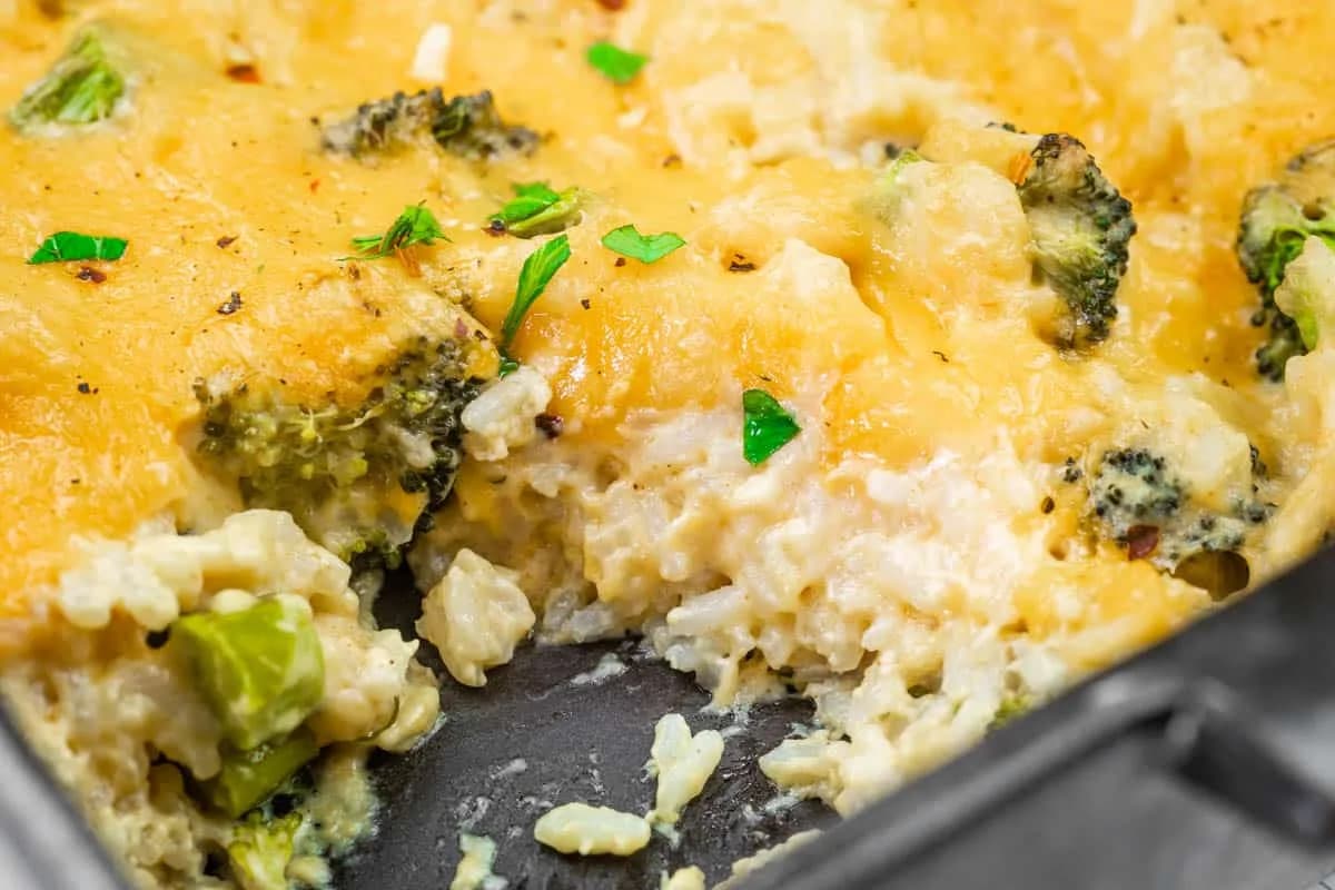 Broccoli Rice Casserole from Grandma’s Recipe Box