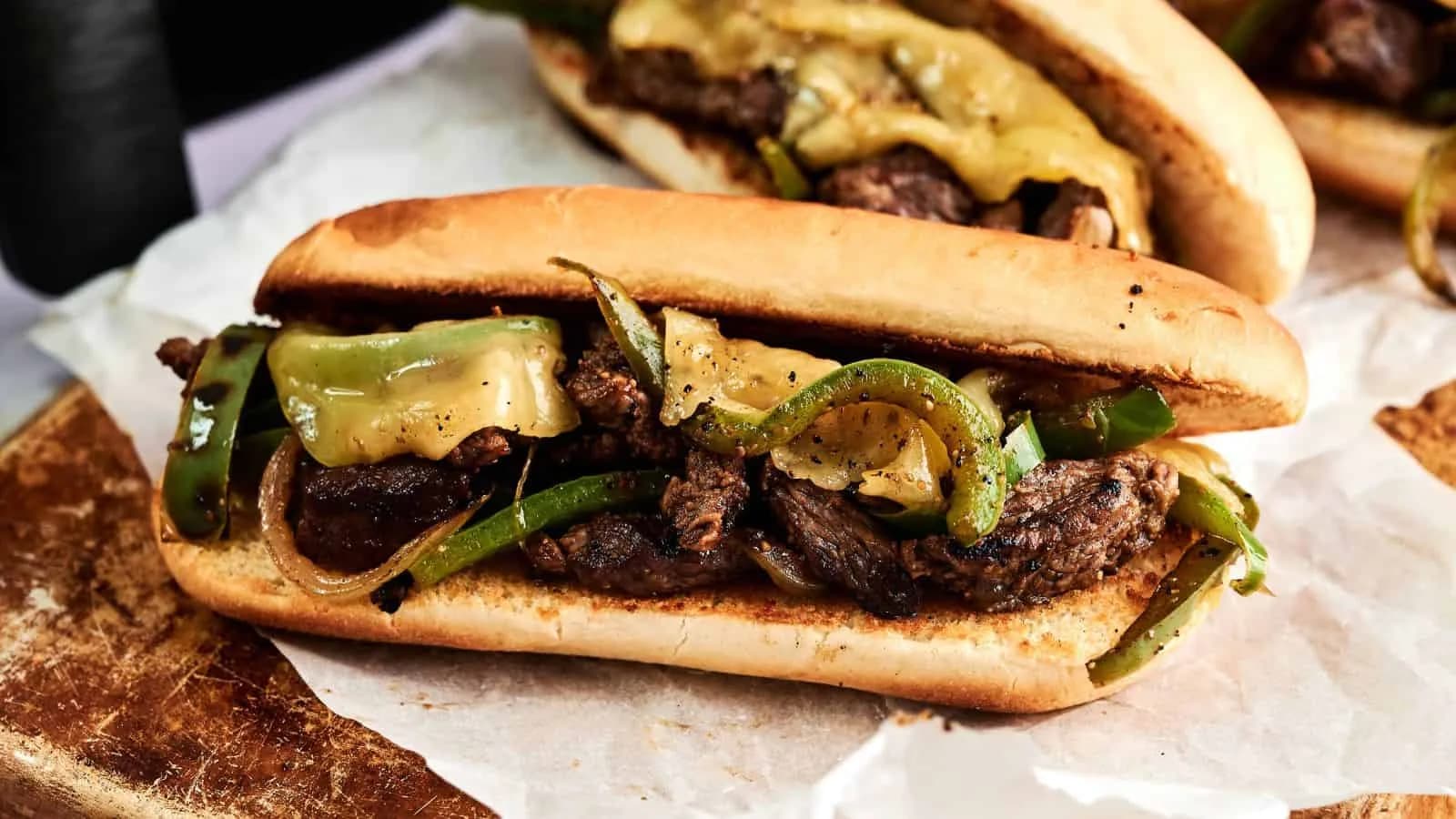 Air Fryer Philly Cheesesteak