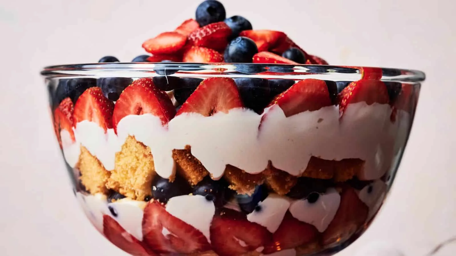 Patriotic 4th July Trifle