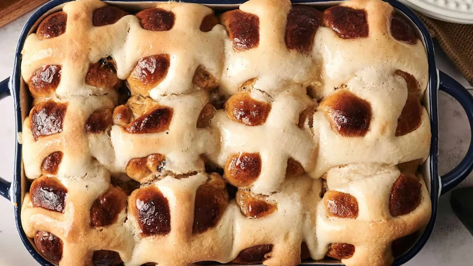 Air Fryer Hot Cross Buns