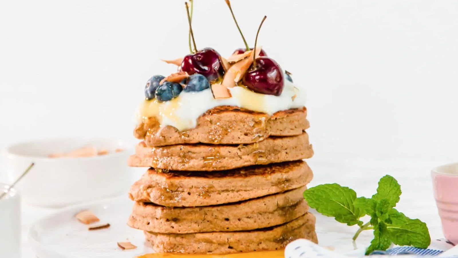 Vegan Oatmeal Pancakes