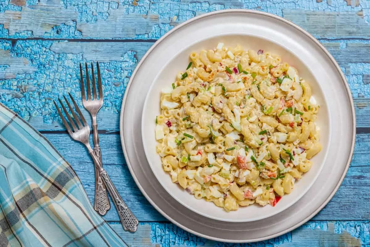 Deviled Egg Pasta Salad