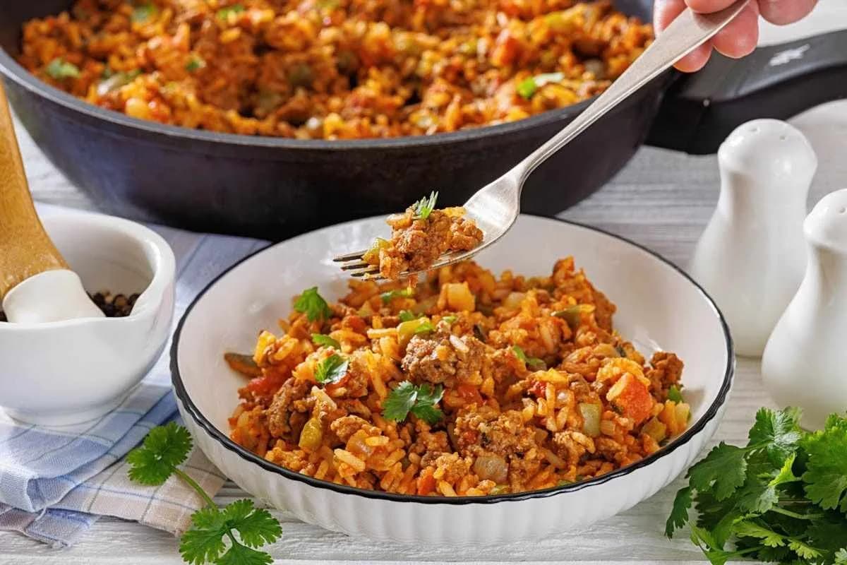 Texas Hash With Rice