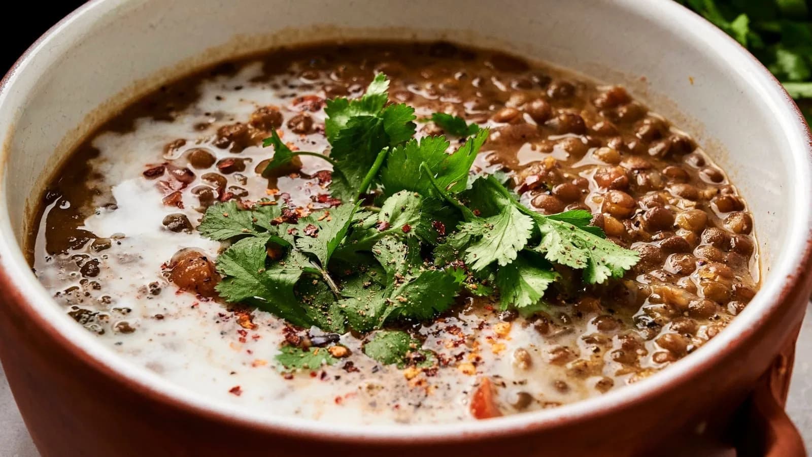 Air Fryer Lentil Soup