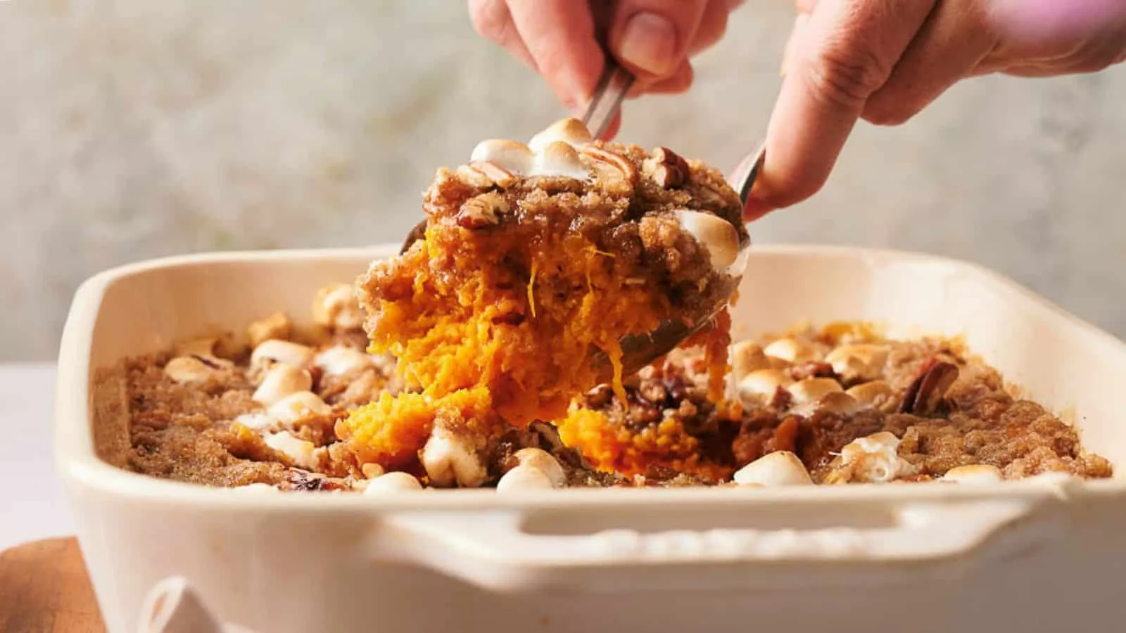 Sweet Potato Casserole With Marshmallows