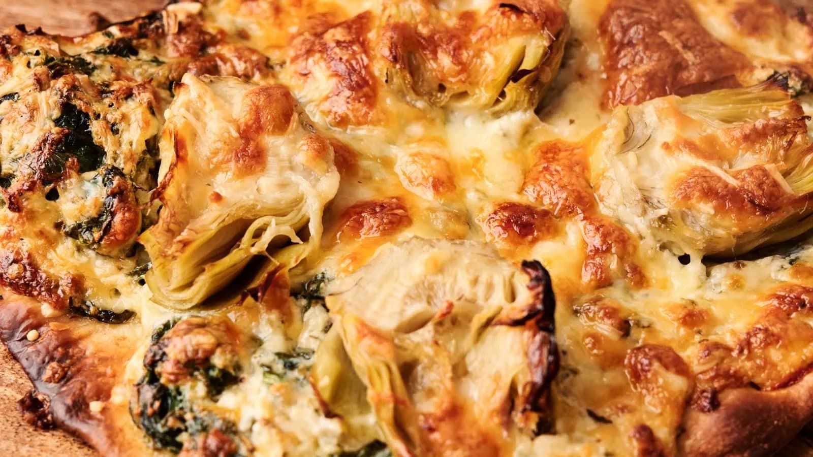 Air Fryer Spinach Pizza