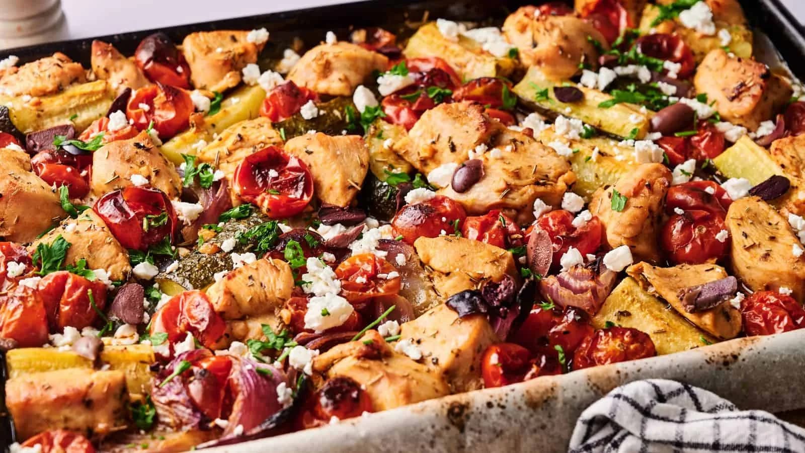 Sheet Pan Greek Chicken