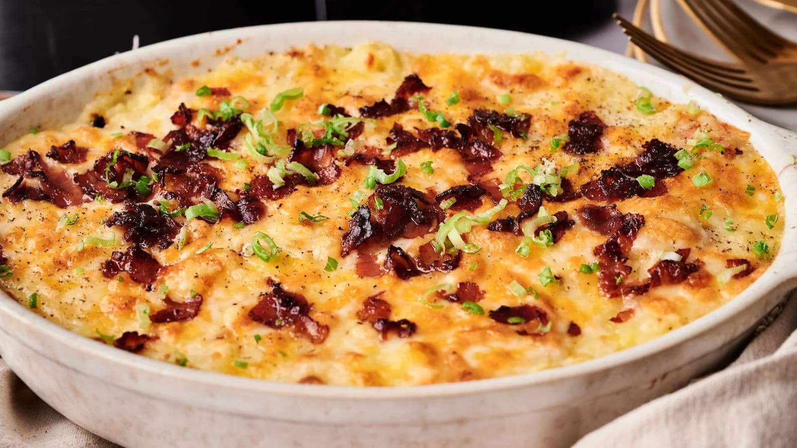 Air Fryer Twice Baked Potato Casserole