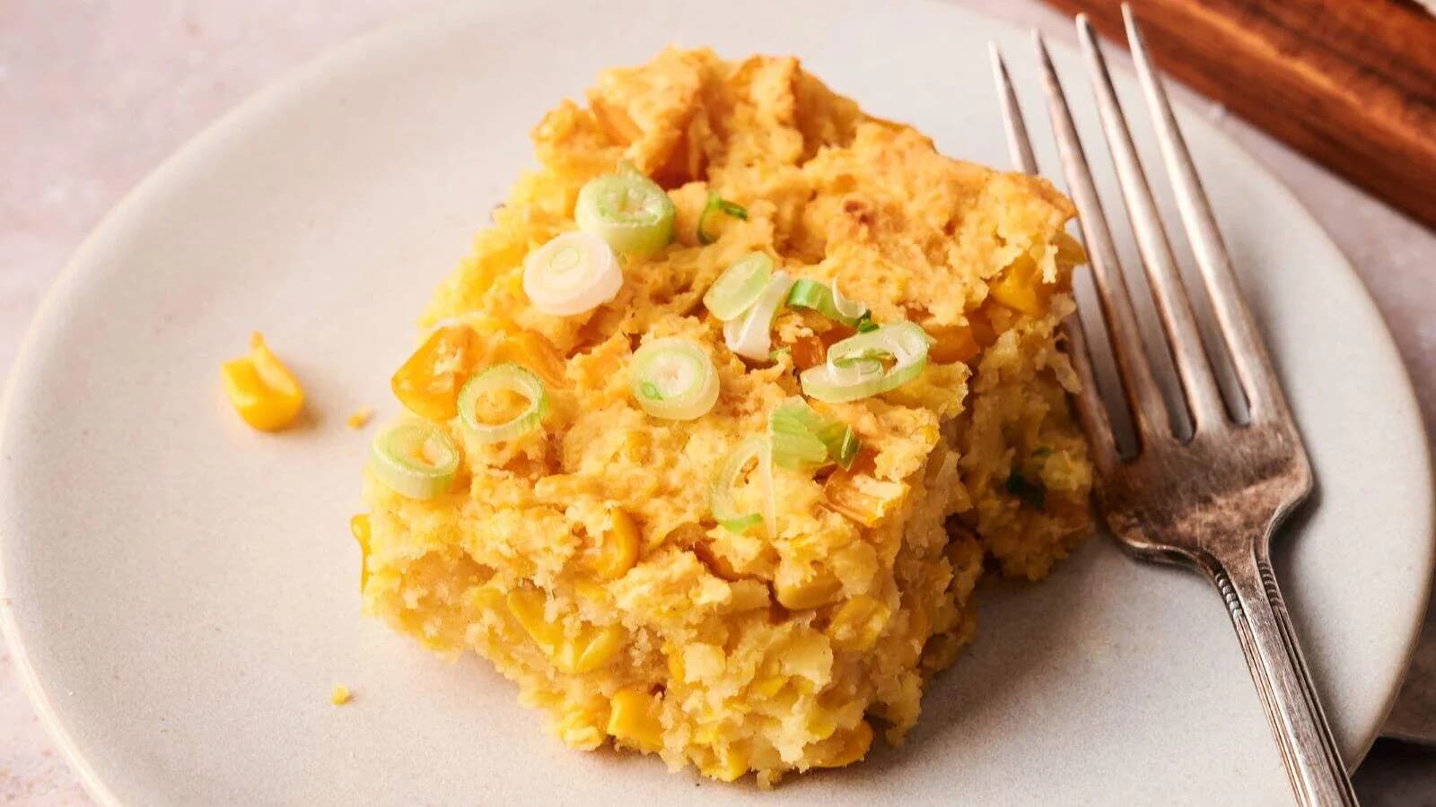 Air Fryer Vegan Corn Casserole