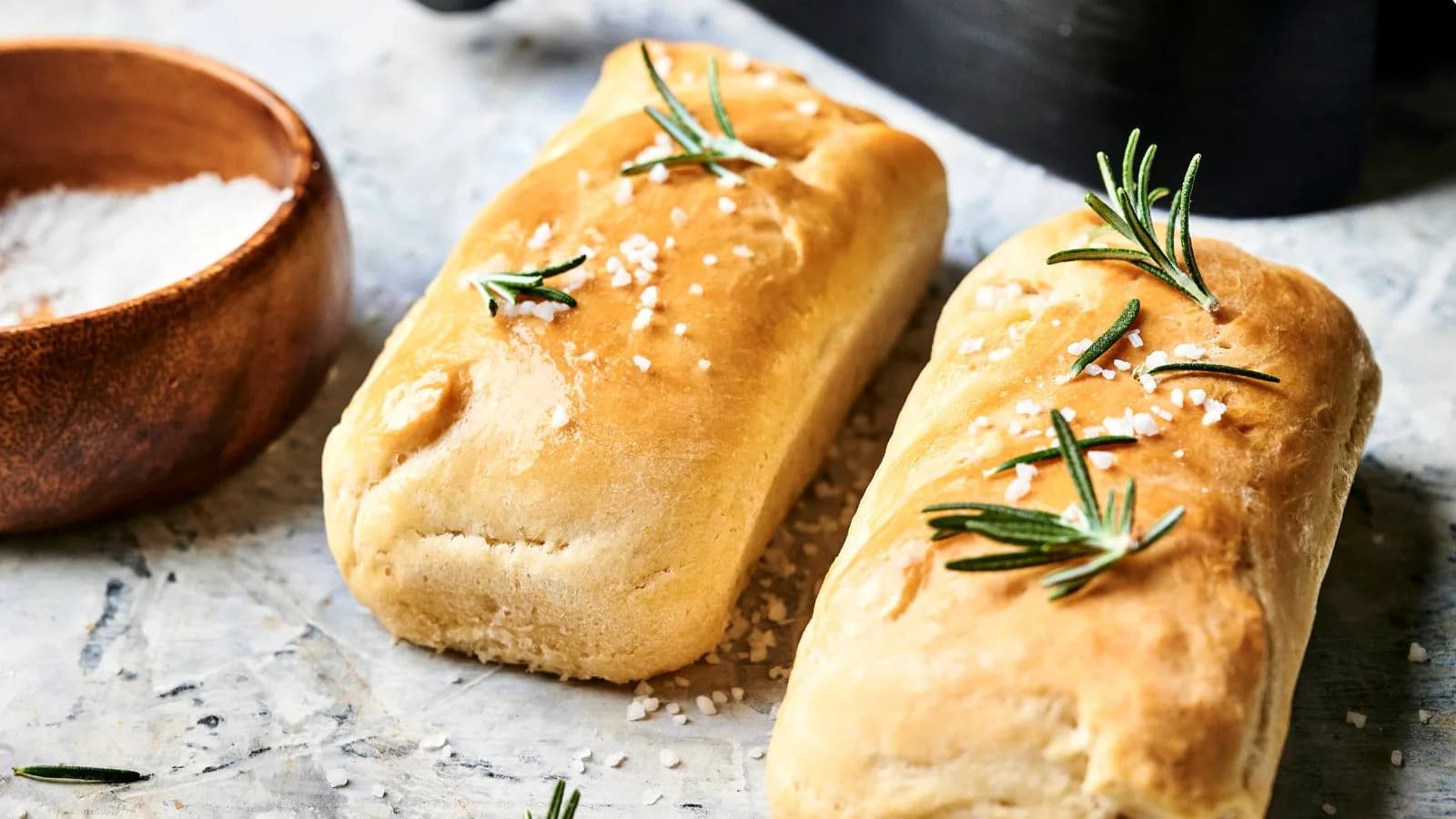 Air Fryer Sourdough Foccacia