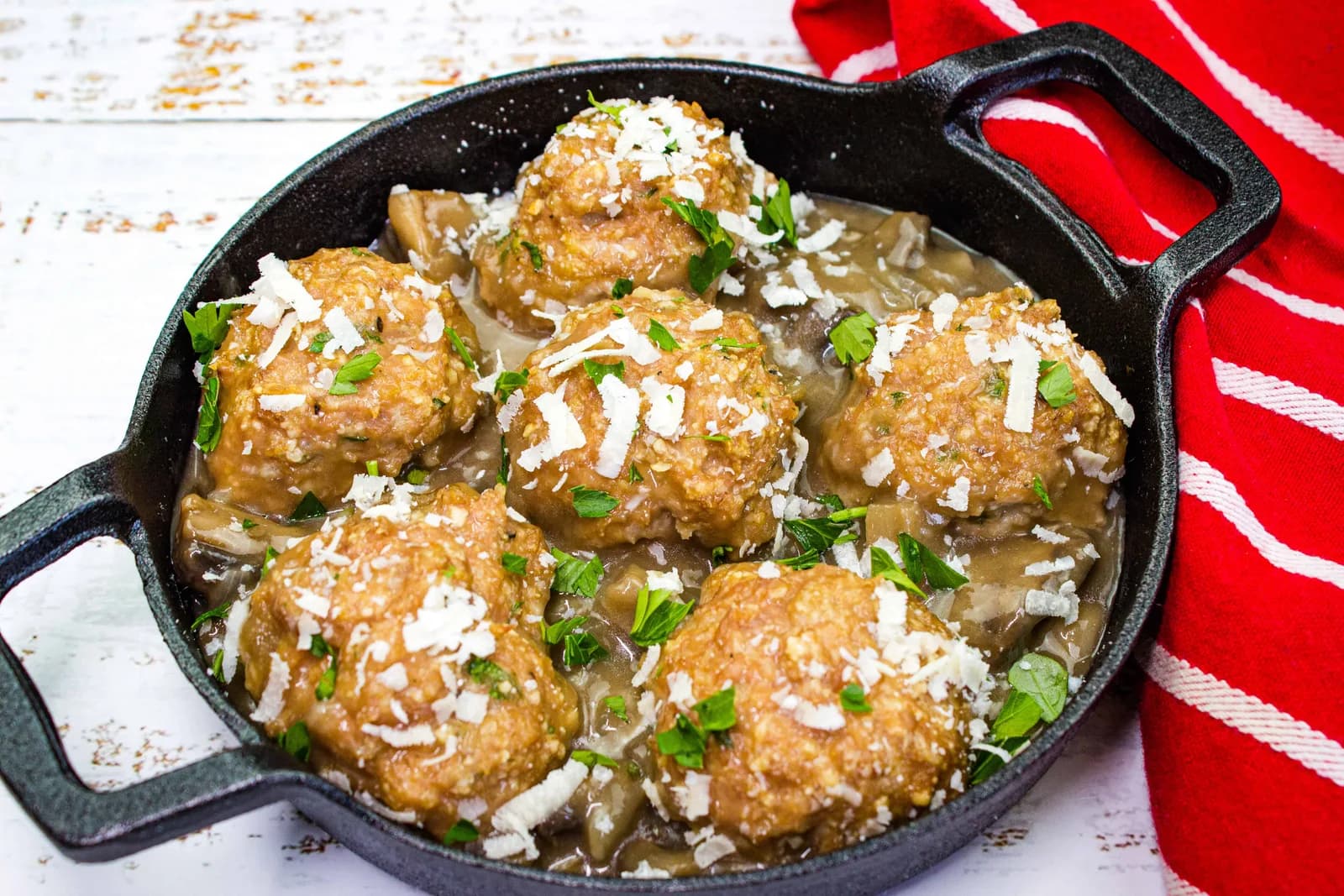 Chicken Marsala Meatballs