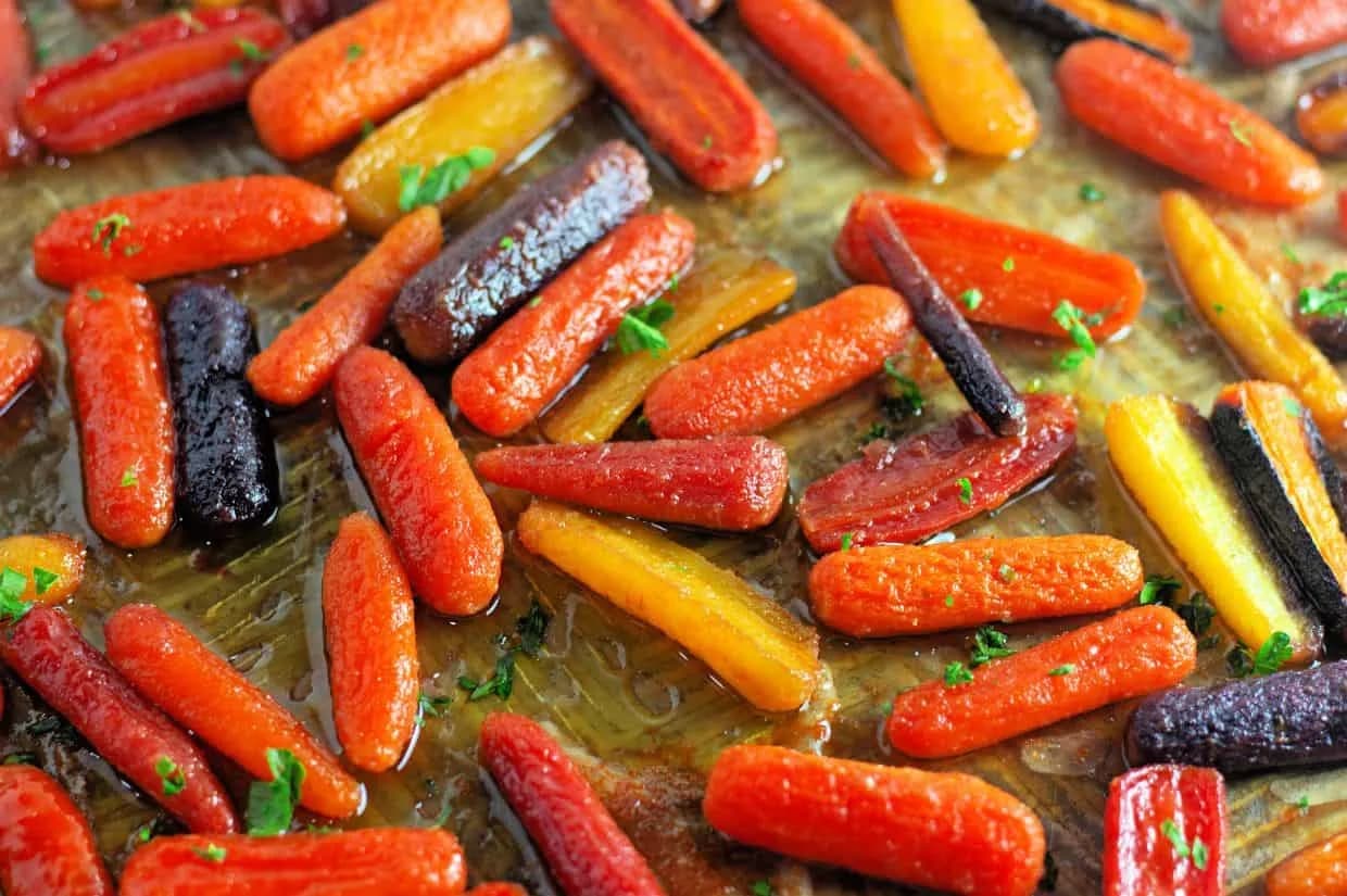Honey Roasted Baby Carrots