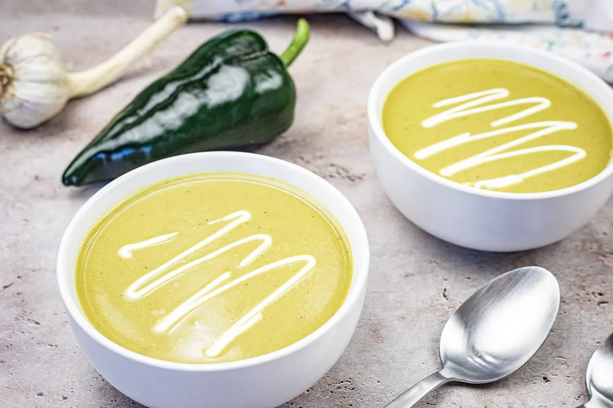 Easy Cream of Poblano Soup