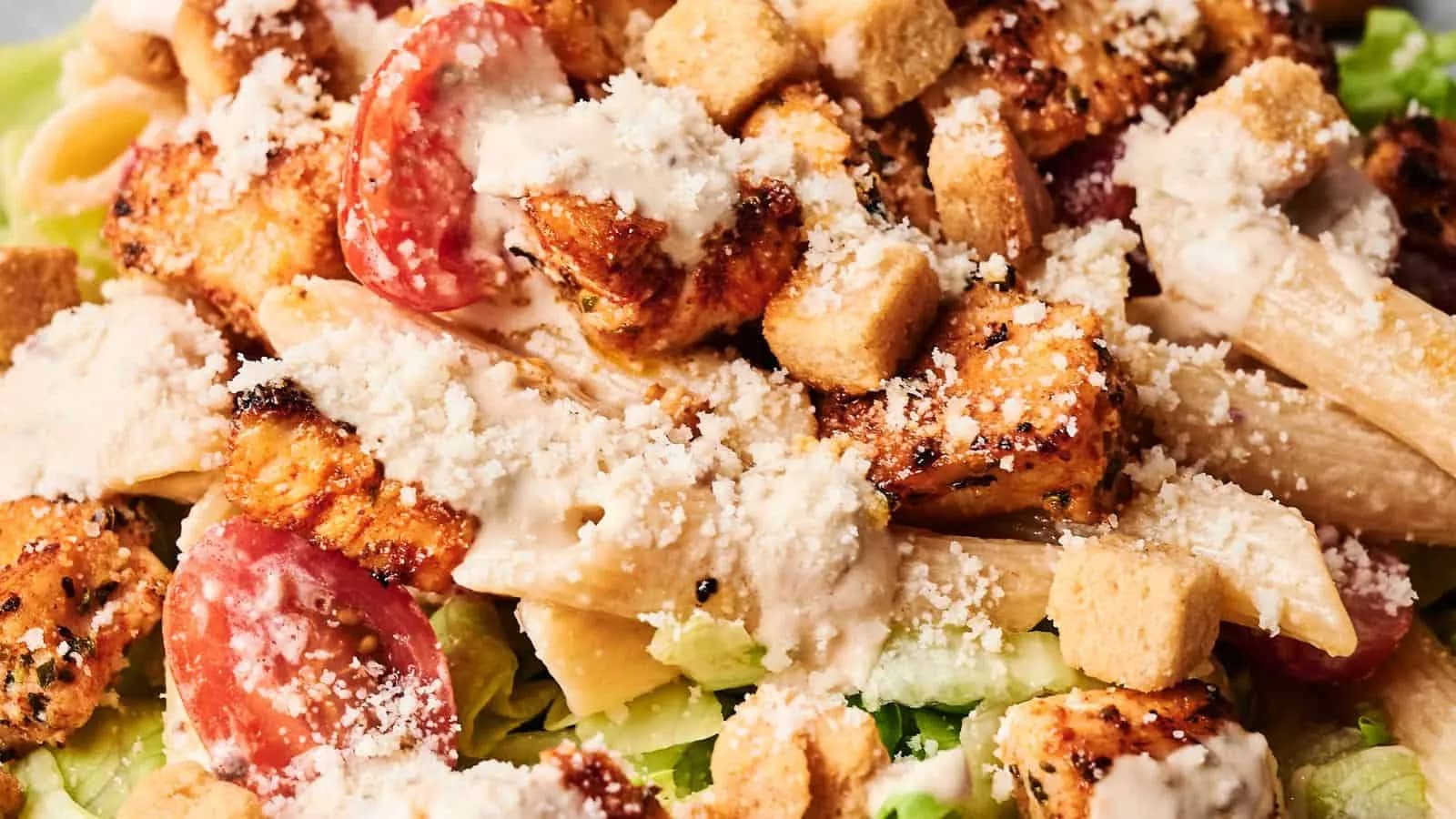 Chicken Caesar Pasta Salad