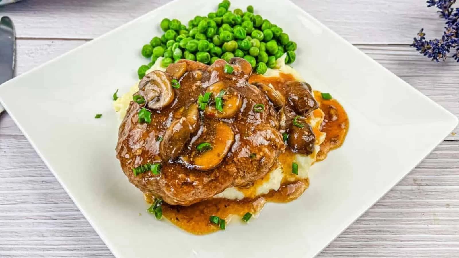Diner Style Salisbury Steak
