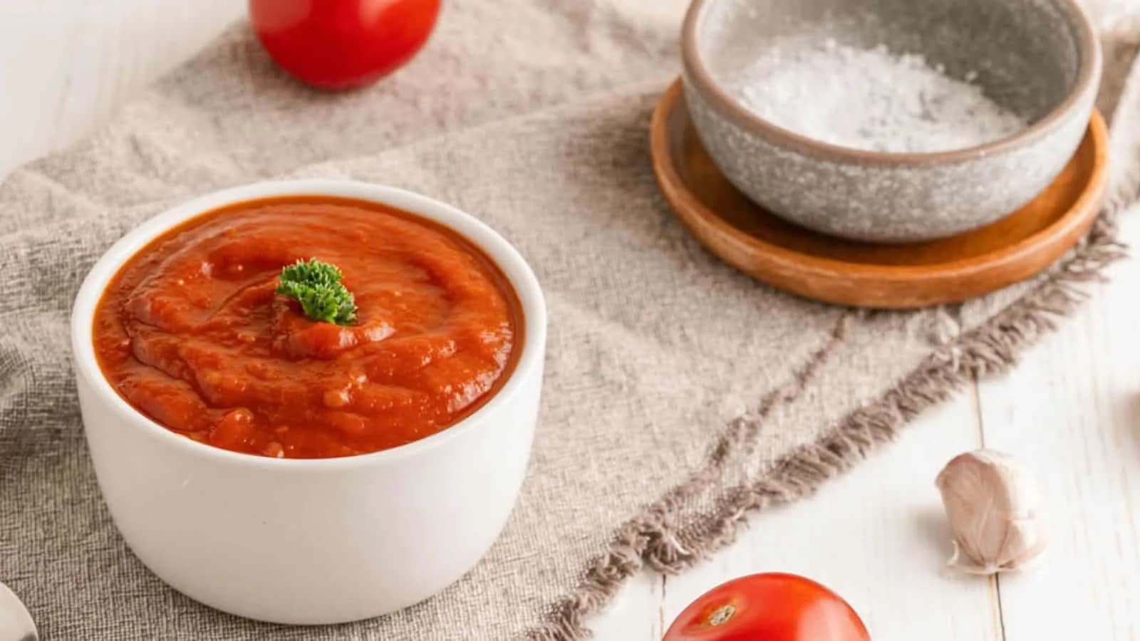 Homemade Ketchup With Tomatoes