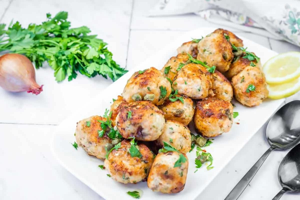 Pan-Fried Salmon Balls