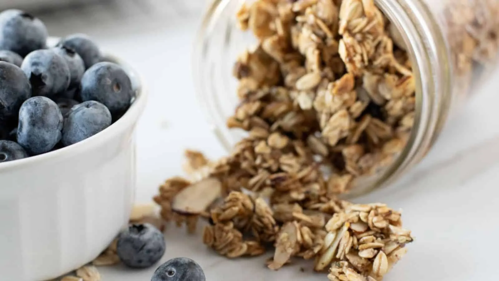 Lemon Blueberry Granola with Almonds