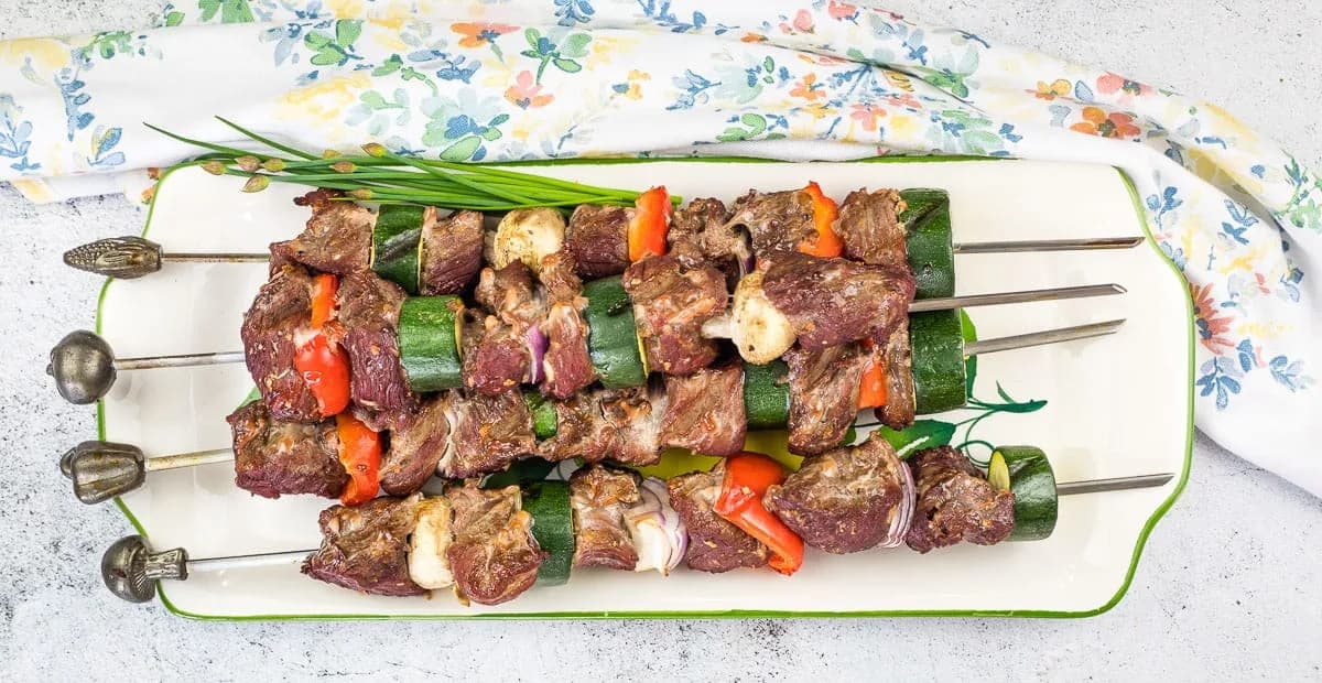 Smoked Beef Kabobs