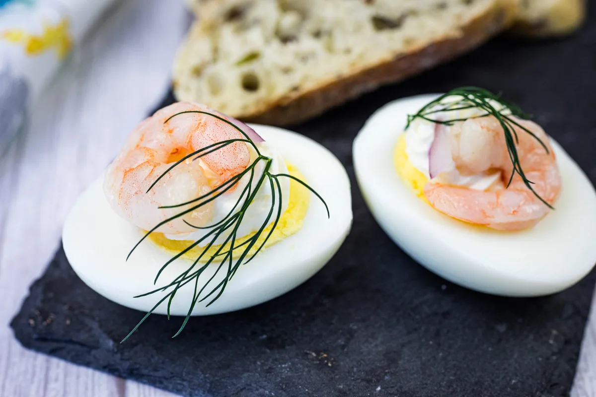Pickled Shrimp Egg Shooters