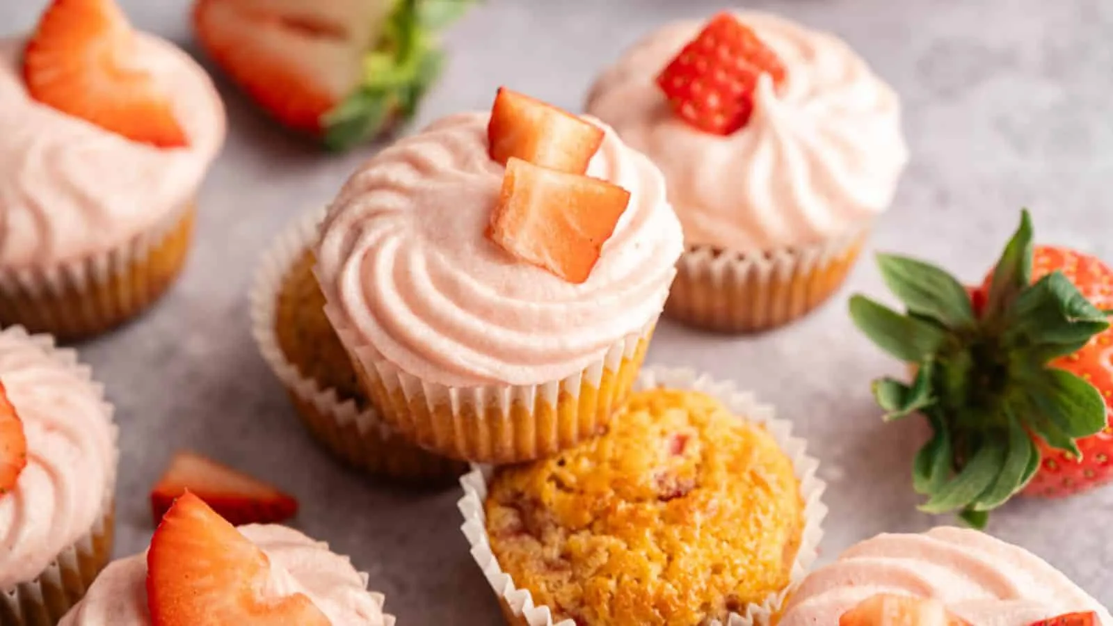 Strawberry Cupcakes