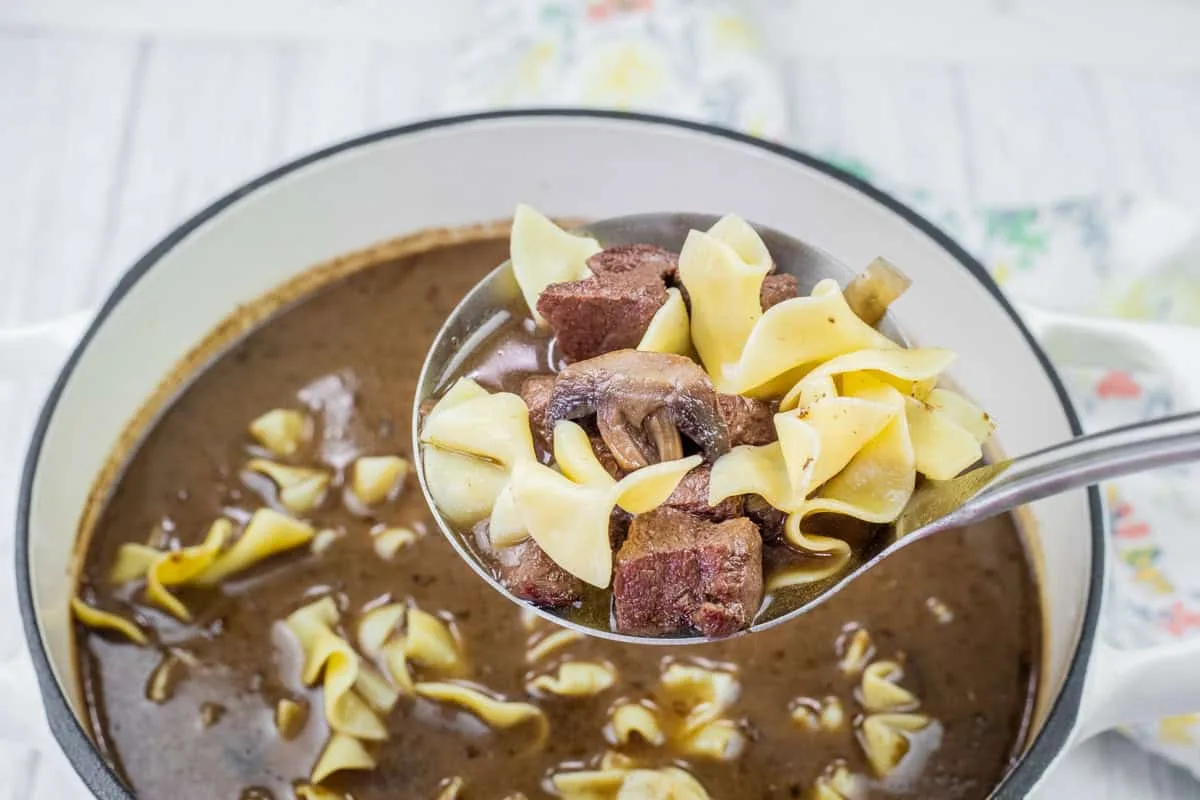 Beef Stroganoff Soup