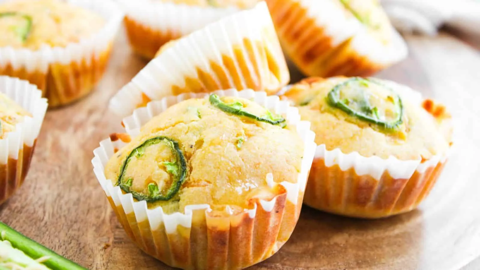 Jalapeño Honey Cornbread Muffins
