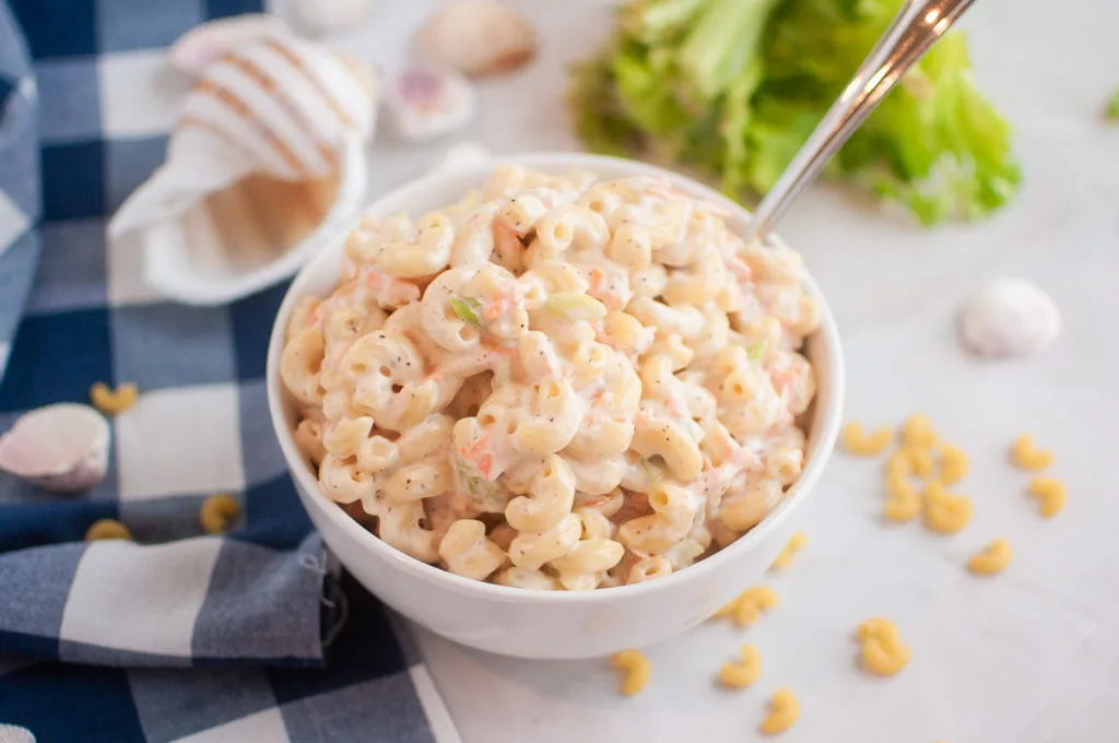 The Best Hawaiian Macaroni Salad