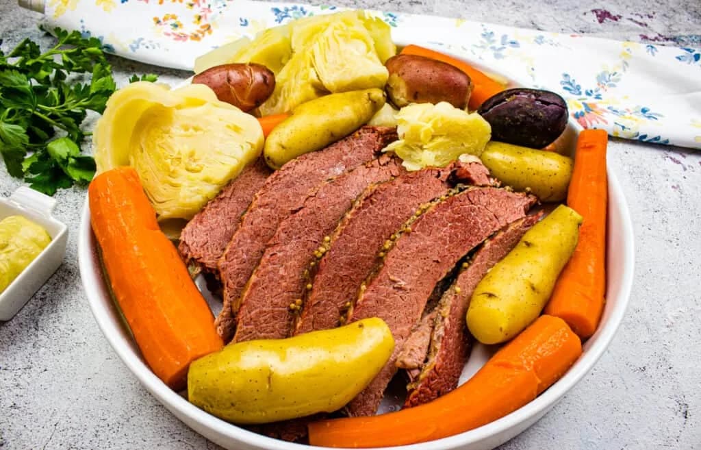 IP Corned Beef & Cabbage