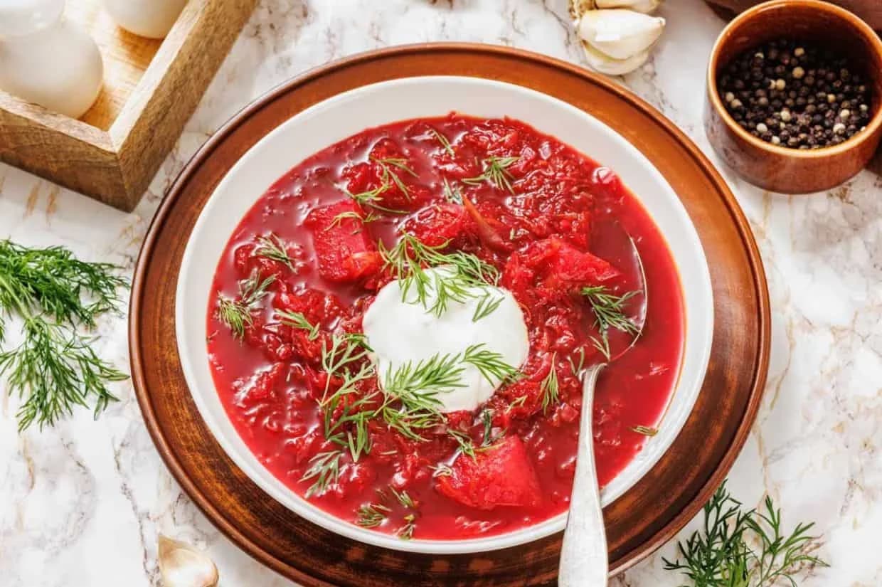Chef Jenn’s Borscht (Beet Soup)