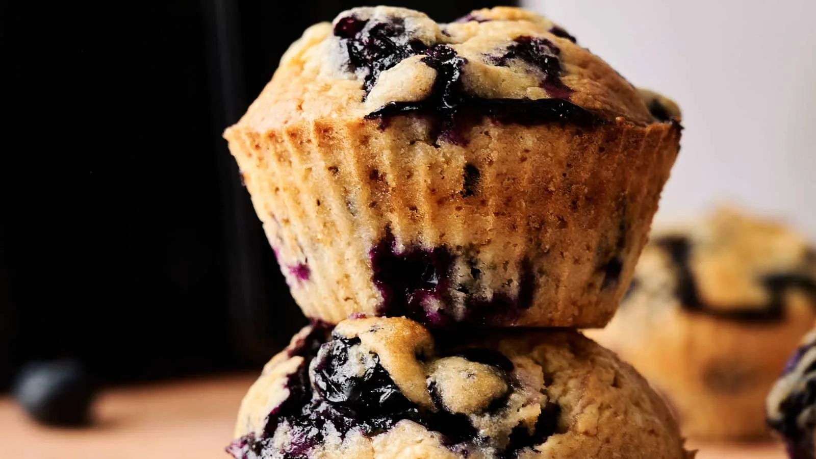 Air Fryer Blueberry Muffins