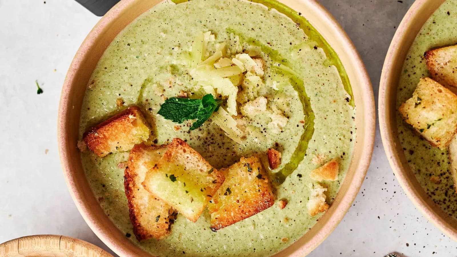 Air Fryer Broccoli Soup