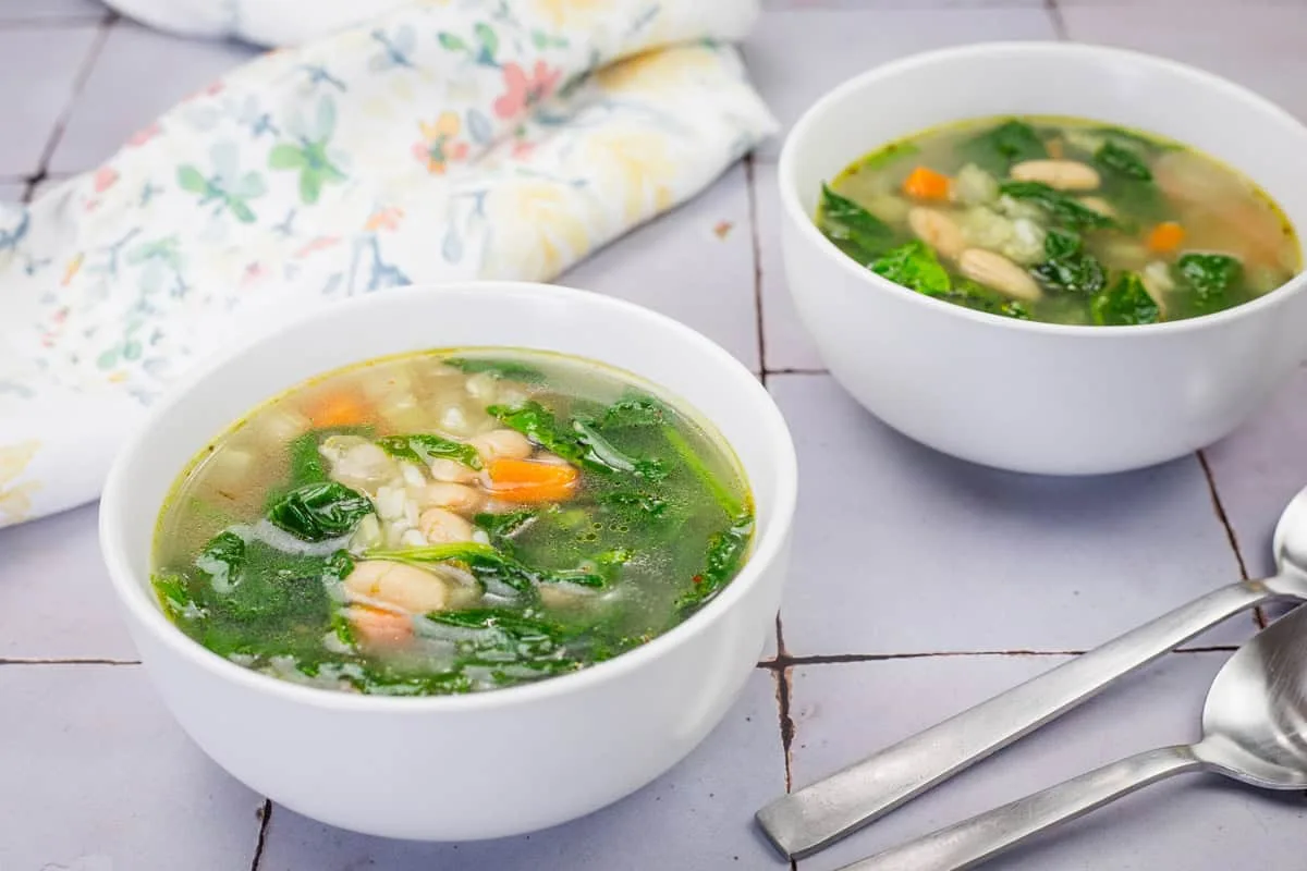 Rice & White Bean Soup